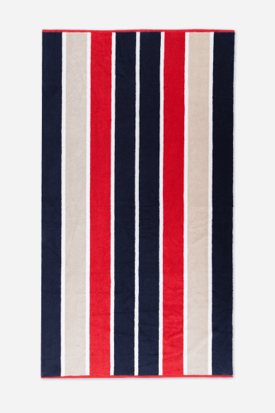 LUXURY NAUTICAL BEACH TOWEL