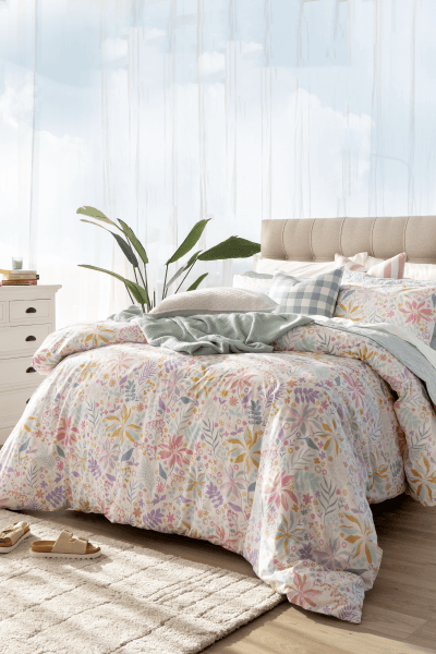 SKYLA PINK DUVET COVER SET