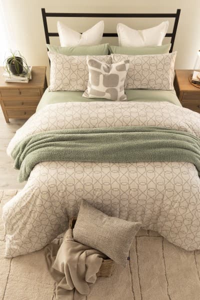 ATTICUS NATURAL DUVET COVER SET