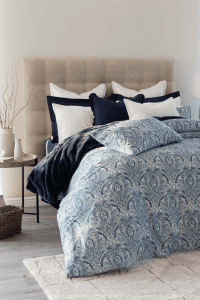 ISADORA DUCK EGG DUVET COVER SET