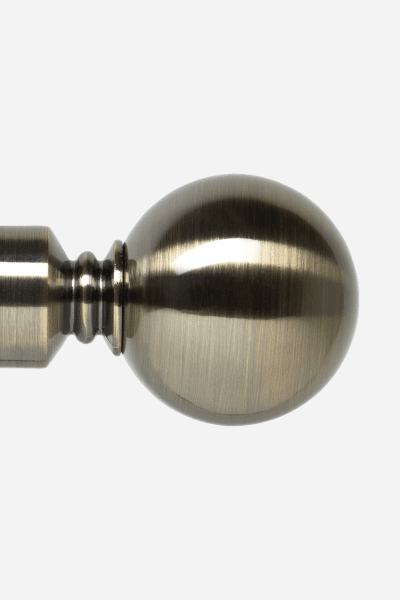 BRUSHED BRONZE 25MM STEEL SOLID FINIAL BALL