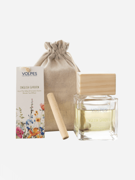 ENGLISH GARDEN  WOOD TOP DIFFUSER