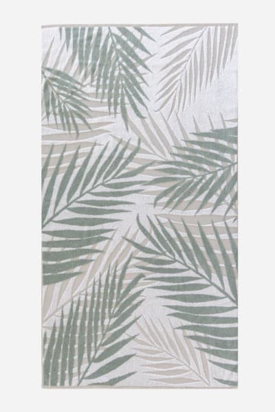 SEAFOAM LUXURY PALM BEACH TOWEL