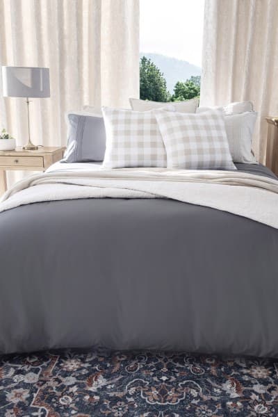 Astoria Charcoal Duvet Cover Set