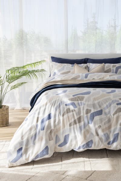 OZZY  BLUE DUVET COVER SET
