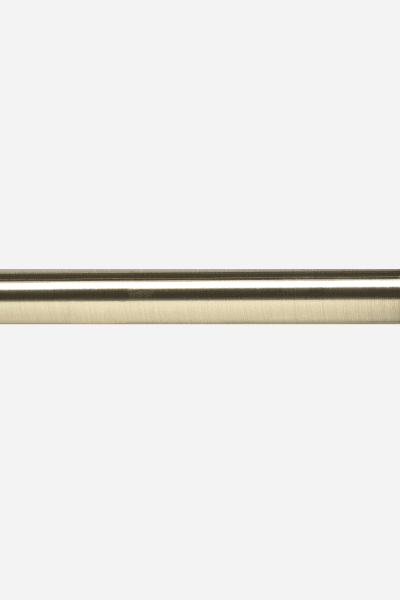 BRUSHED BRONZE 25MM STEEL CURTAIN ROD 2.5M