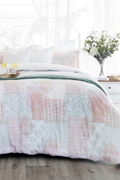 TANA PEACH DUVET COVER SET