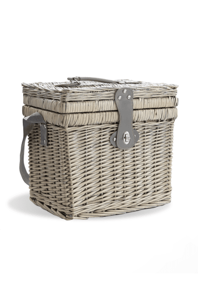 WILLOW NATURAL SQUARE PICNIC BASKET
