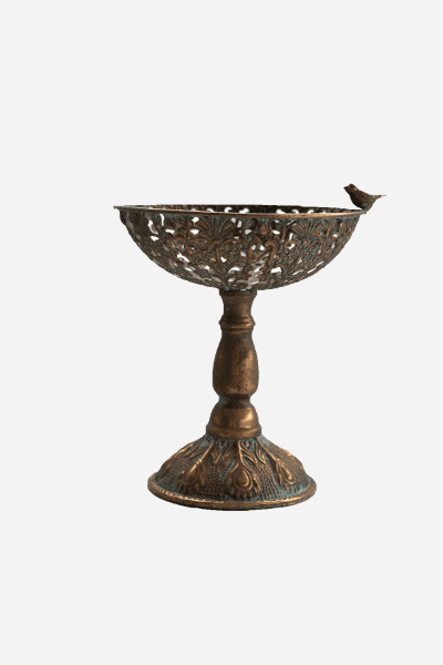 COPPER STEM TRAY SMALL