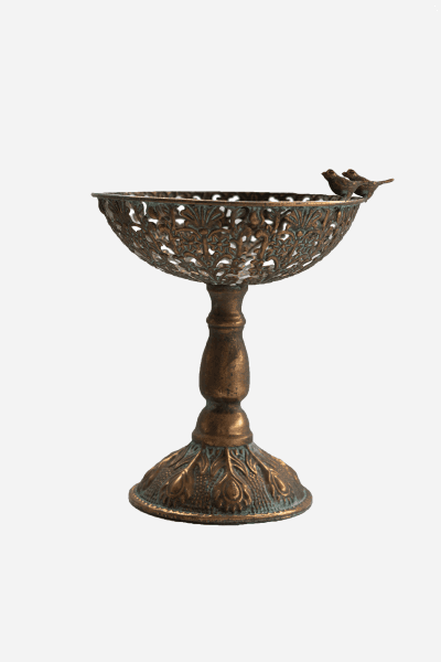 COPPER STEM TRAY LARGE