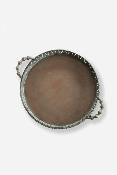 COPPER ROUND TRAY SMALL