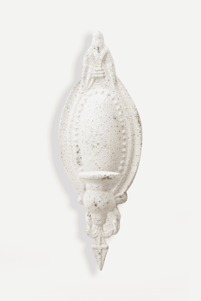 WHITE WALL CANDLE HOLDER