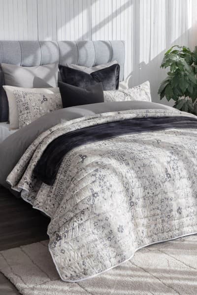 ANITA GREY COMFORTER SET