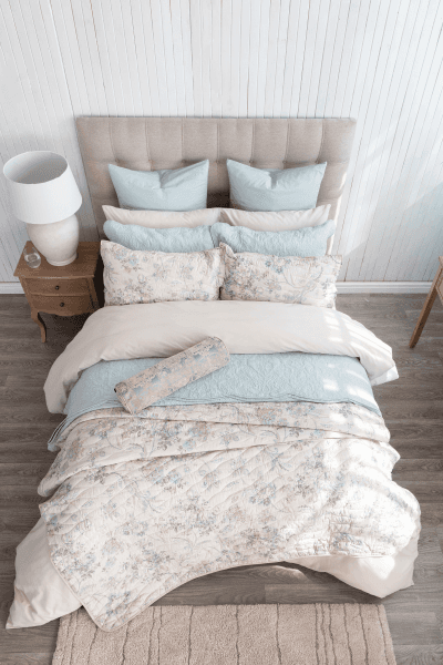 BETHANY PEACH QUILT SET