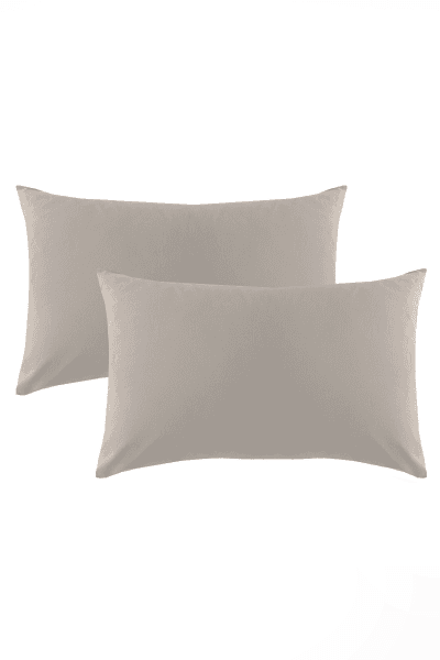 LATTE 600TC EGYPTIAN COTTON PILLOWCASE PAIR