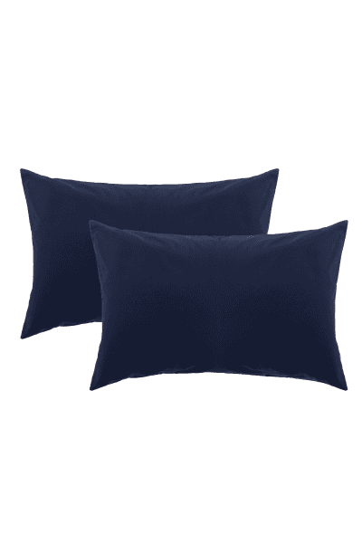 Midnight Blue 300tc Egyptian Cotton Pillowcase Pair