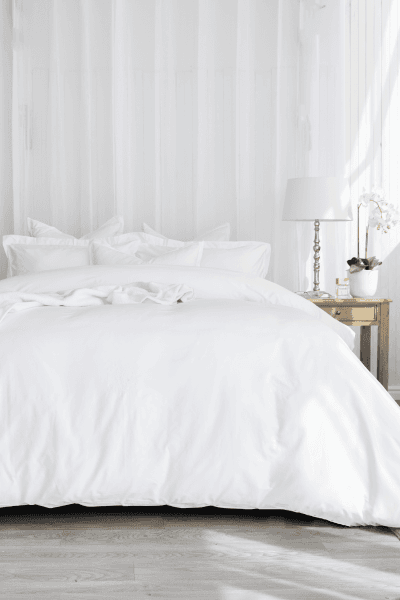 CHLOE WHITE DUVET COVER SET