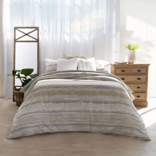 Fen Natural Duvet Cover Set