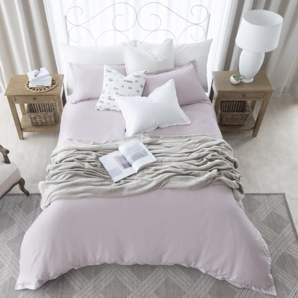Oxford Rose 300tc Egyptian Cotton Duvet Cover Set