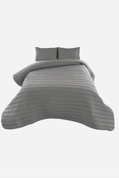 Charcoal Polycotton 144tc Comforter Set