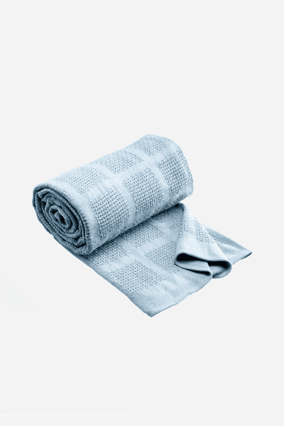 Cotton Blue Blanket
