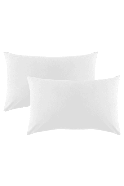 White Polycotton 144tc Pillowcase