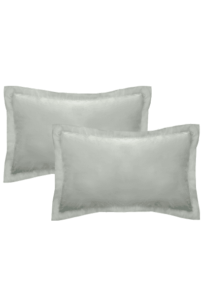 OXFORD SEAFOAM 600TC EGYPTIAN COTTON PILLOWCASE PAIR