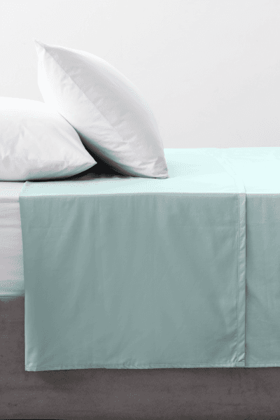 Duck Egg 200tc Cotton Flat Sheet