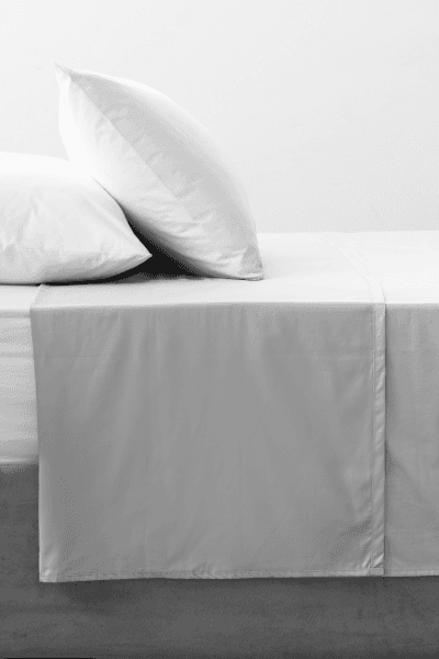 Grey 200tc Cotton Flat Sheet