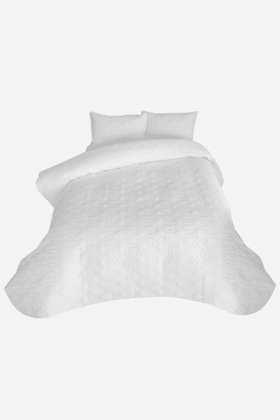 Quilt Set Cotton 200tc White