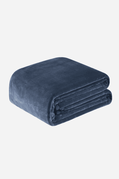 Helena Midnight Blue Blanket