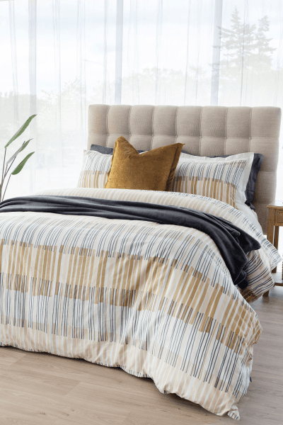 DELANEY CHAMPAGNE DUVET COVER SET