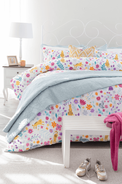 IZZY PINK DUVET COVER SET