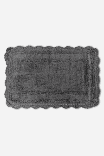 Crochet Charcoal Bath Rug