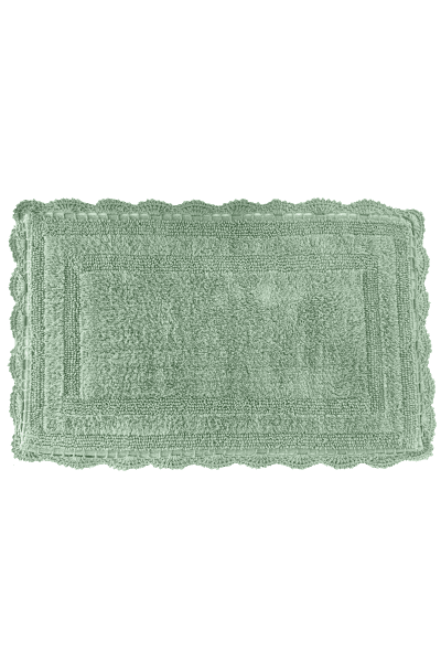 Crochet Sage Bath Rug