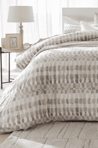HUDSON LATTE DUVET COVER SET