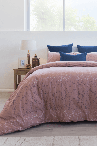 JUDE COPPER DUVET COVER SET