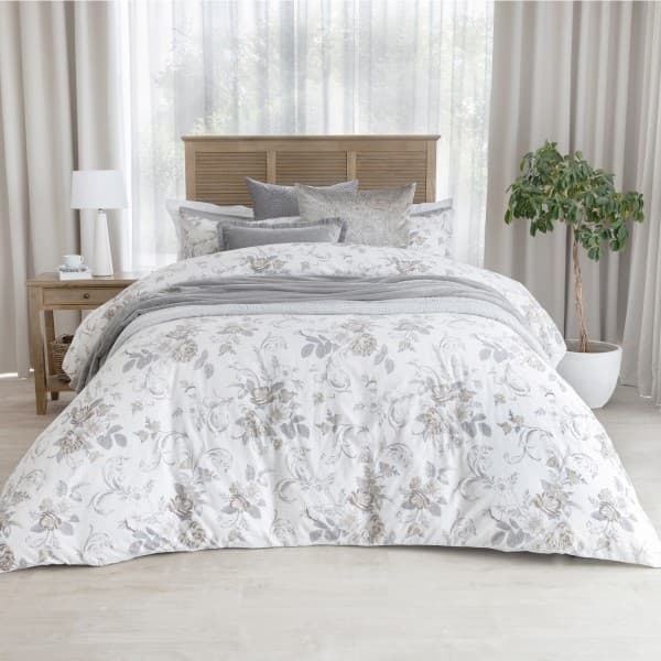 MARIA NATURAL DUVET COVER SET