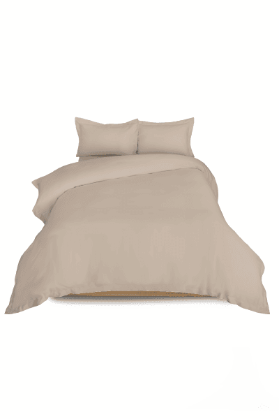 Oxford Latte 300tc Egyptian Cotton Duvet Cover Set