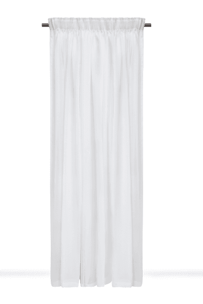 White Mystical Voile Curtain