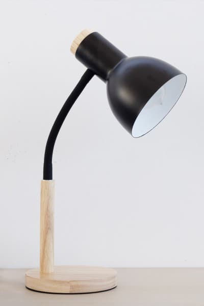 METAL & WOOD LAMP