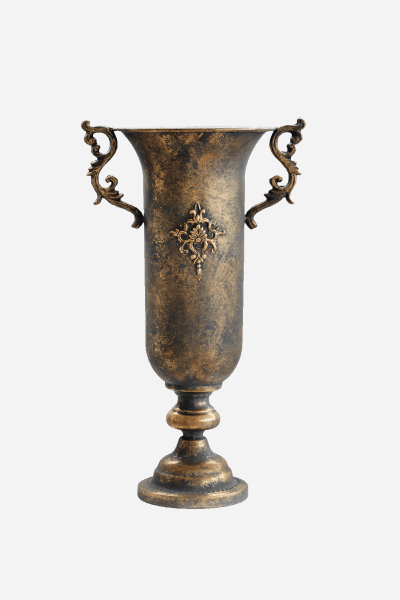 GOLD TALL FLOWER POT LARGE
