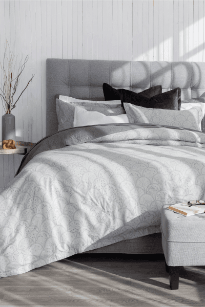 LORRAINE SEAFOAM DUVET COVER SET