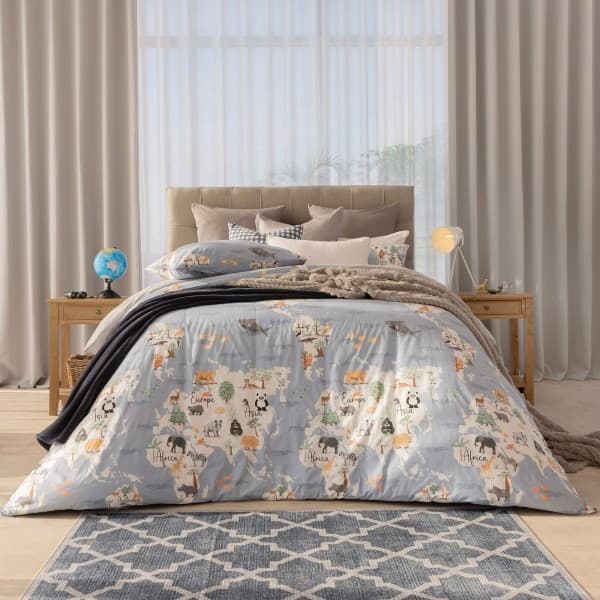 MARCO  BLUE DUVET COVER SET