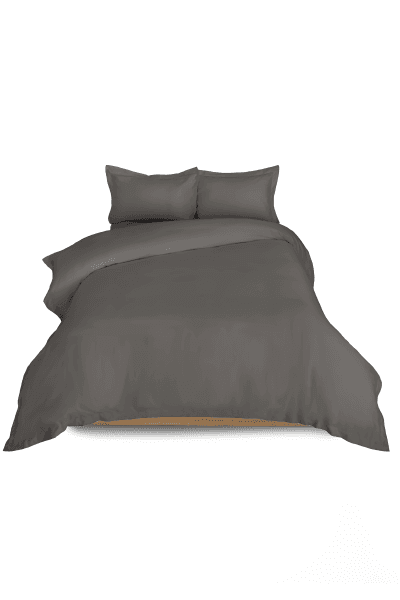 Oxford Charcoal 300tc Egyptian Cotton Duvet Cover Set