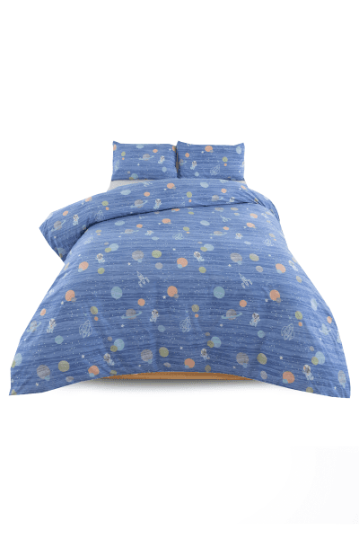 ASTRO BLUE DUVET COVER SET