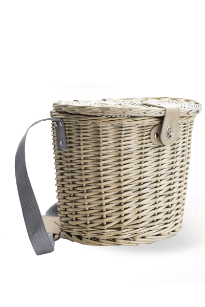 WILLOW NATURAL ROUND PICNIC BASKET