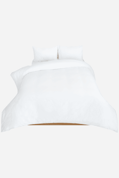 White Polycotton 144tc Duvet Cover Set