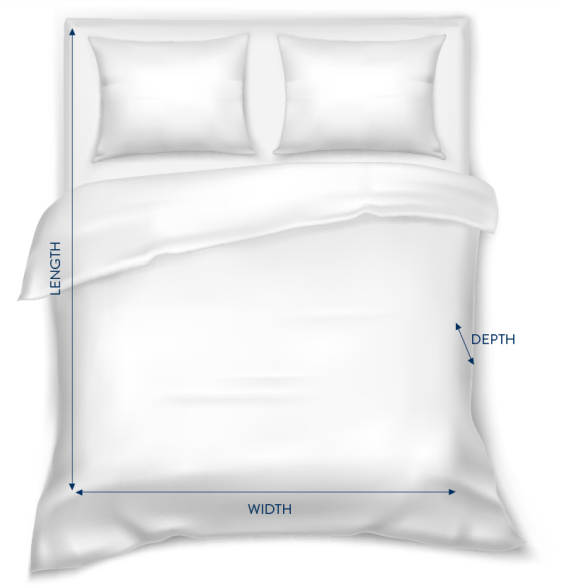 Volpes The Home Of Linen, Can You Put A Super King Duvet On Double Bed