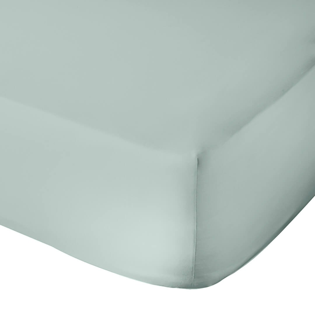 DUCK EGG 800TC EGYPTIAN COTTON FITTED SHEET | Volpes
